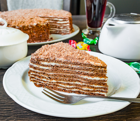 Рецепты 🥞 домашней кухни | ТОРТ СПАРТАК или МЕДОВИК ШОКОЛАДНЫЙ 🥮😍